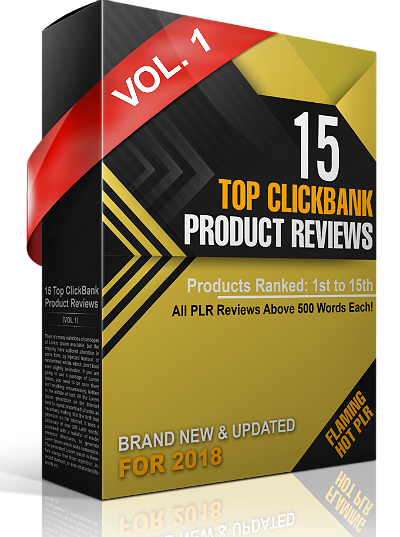 Top Clickbank Product Reviews PLR 2018